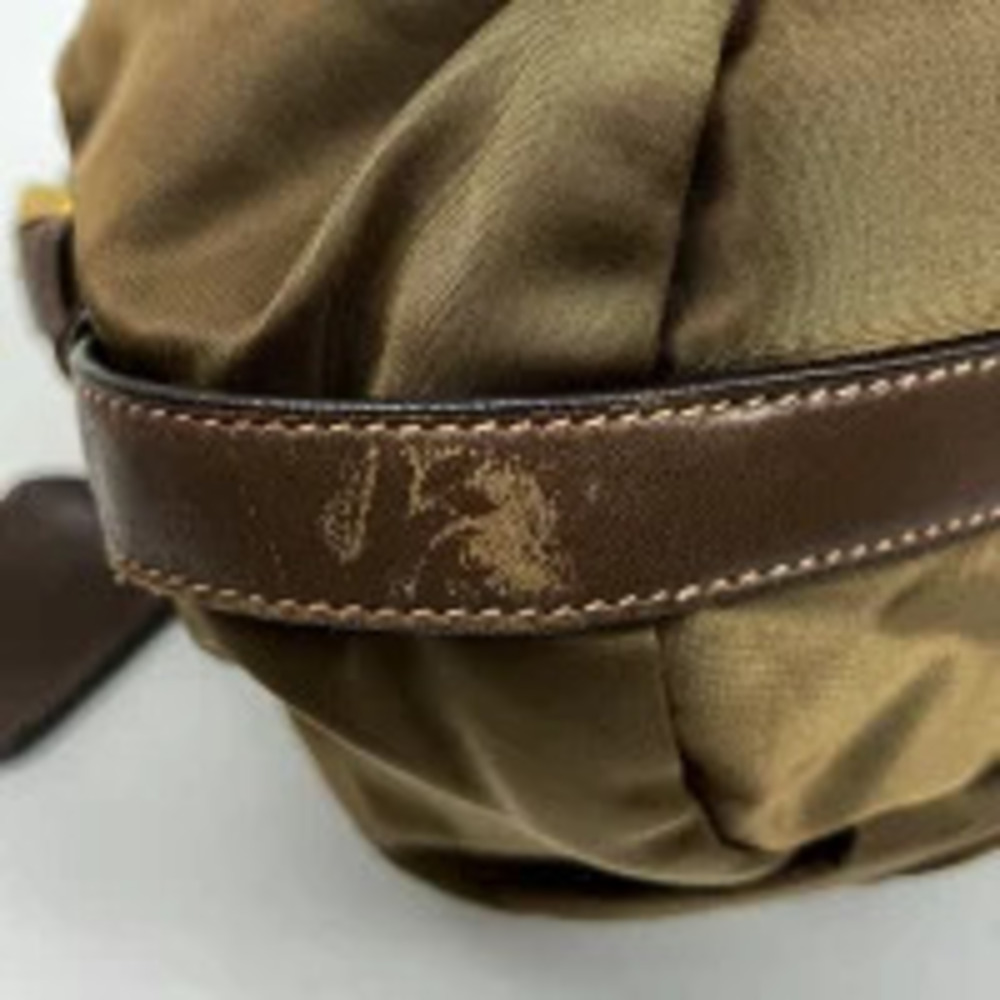Prada jacquard handbag tote bag brown